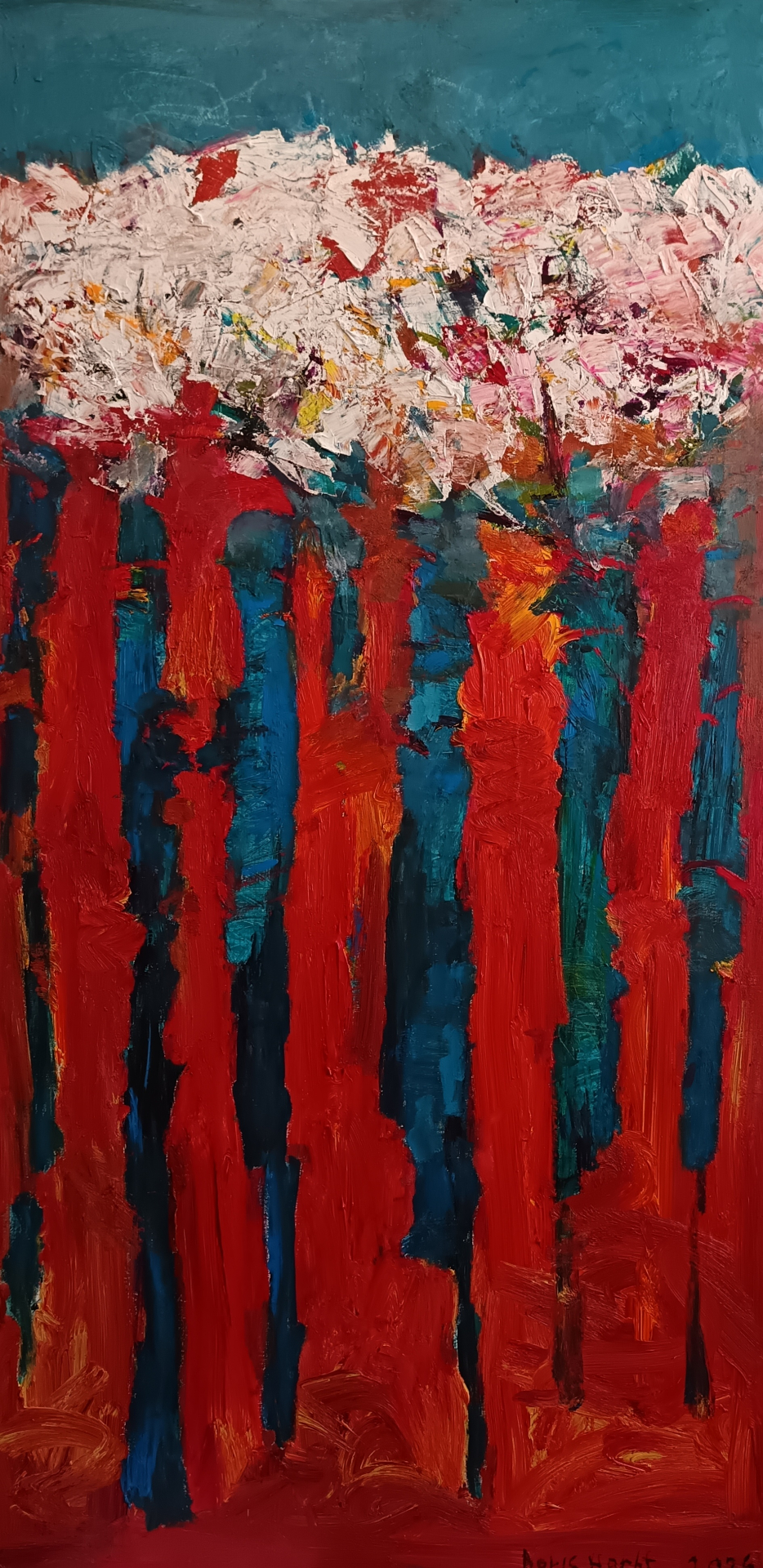 Blumenwald — Wald in Rot